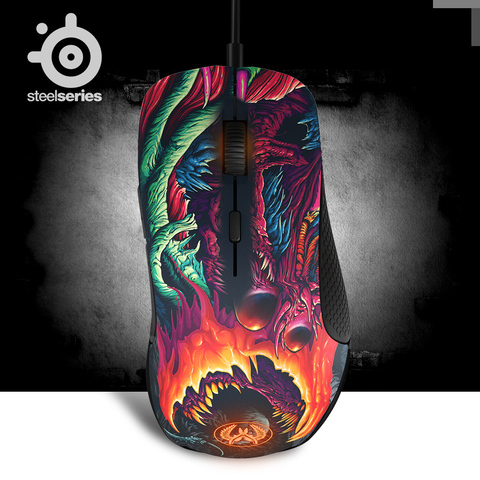 100% Original Steelseries Rival 300 Rival 300S Rival 310 Fade Edition Optical Gradient Gaming Mouse 7200CPI For LOL DOTA2 ► Photo 1/4