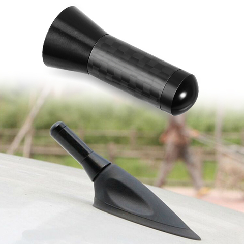 Car Roof Antenna 3.5cm Carbon Fiber Short Stubby Mast Antenna for Dacia Sandero Logan Duster Dokker Logan Stepway Nova ► Photo 1/5