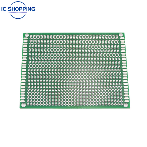 7x9 7*9cm Double Sided Prototype PCB Tin-plated General DIY Board Experiment Board Ring Hole Bread Board 2.54mm Fiberglass Board ► Photo 1/5