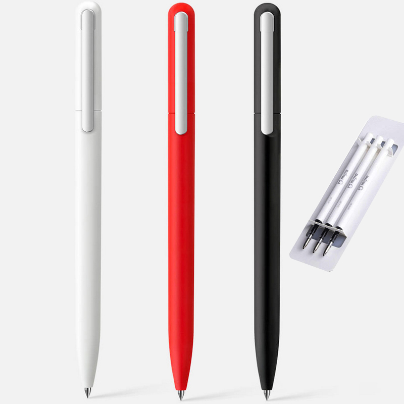 Xiaomi 0.5mm Black Ink Gel Pen Refill Stationery 3PCS
