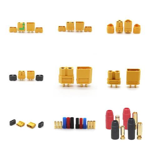 Amass 5 sets XT60 XT90 XT150 XT30 MT60 MR30 XT90-S XT60-H AS150 plug Model Lithium battery connector ► Photo 1/6