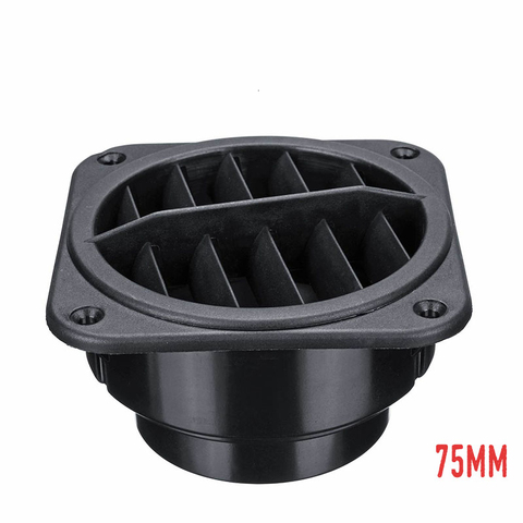 75mm / 60mmCar Air Vent Outlet flat Diesel Heater Air Heater Ducting For Webasto Eberspacher Diesel Parking Heater ► Photo 1/5