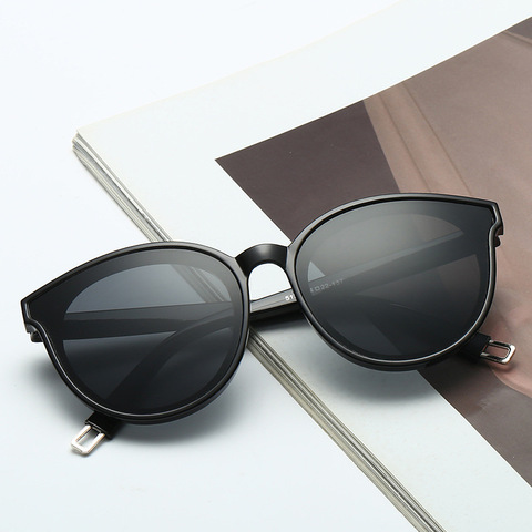 Women Sunglasses Black Gentle Korean Designer Sunglass Cat 