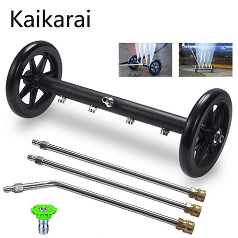 Pressure Washer Undercarriage Cleaner - Under Car Washer, Water Broom, Dual Surface Cleaner with Extension Wand, 1/4 Inch Quick  ► Photo 1/6