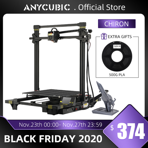 ANYCUBIC Chiron Printer Large Size 400x400x450mm³ Extruder Dual Z FDM 3D Printers PLA Filaments 3D Printing - Price history & Review | AliExpress Seller - ANYCUBIC Official Store | Alitools.io