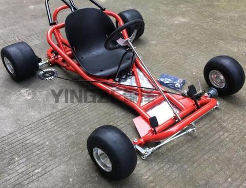 168CC GO KART KARTING ATV UTV Buggy Front Steering Rear Axle Brake Whole Body Frame With Wheels And Seat ► Photo 1/5