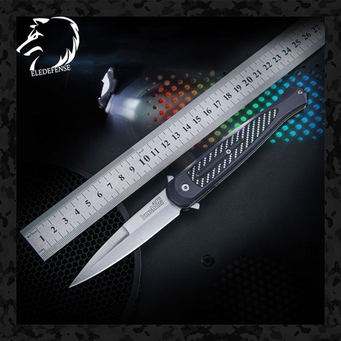 Black Swordfish ABS Folding Blade CS Go Knife Fast Open Hunting Military Self Defense Personal Survival Knives For Man Women ► Photo 1/6