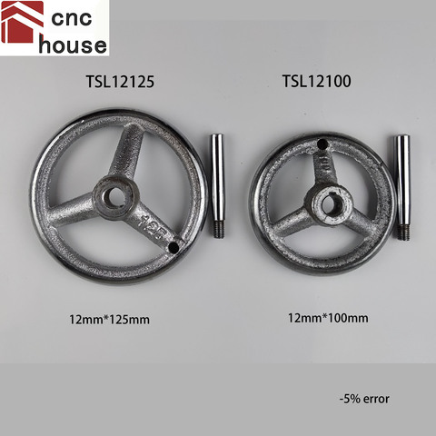 Metal handwheel milling machine CNC lathe 3D printer spoke handwheel wavy wheel bakelite three-wheel handwheel cast iron chrome ► Photo 1/6
