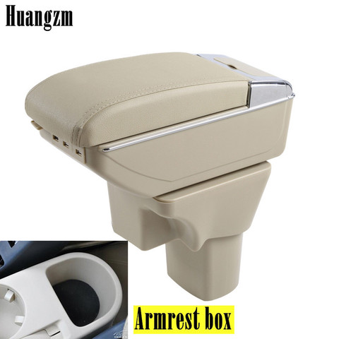 For Hyundai Accent Armrest Box 2006 2007 2008 2009 2011 +USB+ Double Layer + Light + Free Shipping ► Photo 1/1