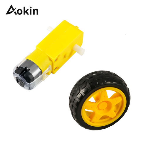 TT Motor Smart Car Robot Gear Motor for arduino Diy Kit Wheels Smart Car Chassis Motor Robot Remote Control Car DC Gear Motor ► Photo 1/6