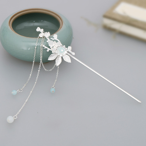 FORSEVEN New Retro Chinese Style Crystal Long Tassel Step Shake Hairpins Clips Sticks Bride Noiva Wedding Party Hair Jewelry ► Photo 1/6