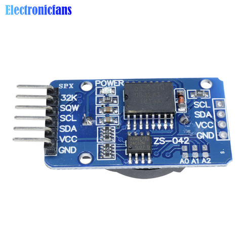 1PCS DS3231 AT24C32 IIC Precision RTC Real Time Clock Memory Module For Arduino new original ► Photo 1/6