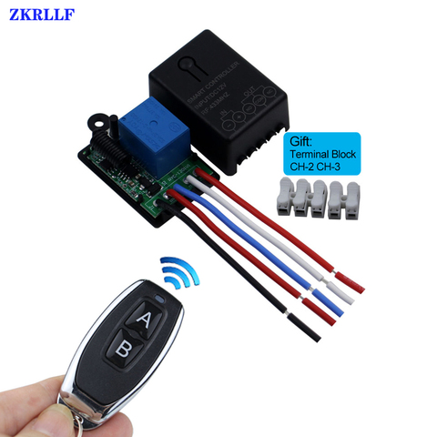 433MHz universal Radio frequency wireless remote control switch DC 12V 1 Channel Receiver Module Electronic Garage Lock Door DIY ► Photo 1/6