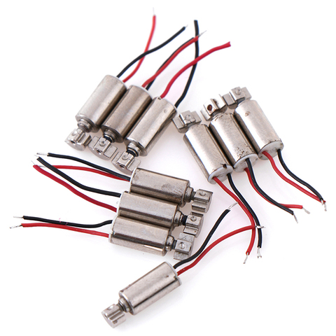 5/10pcs/lot DC Micro Vibration Motor Cell Phone Coreless Vibrator 4.4x4.4mm DC1.5-3V Motors & Parts Wholesale ► Photo 1/6