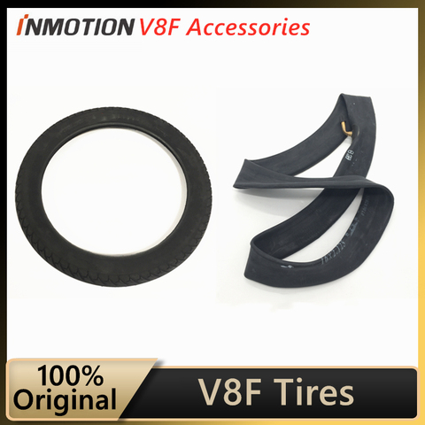 Original Inner Tube Outer Tyre Tire Parts for INMOTION V8F Unicycle Electric Skateboard INMOTION V8 Wheelbarrow Tire Accessories ► Photo 1/6