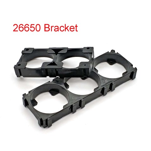 26650 Battery Holder 2P and 3P Bracket Cylindrical Cell Holder for 26650 Li-ion Battery Pack Hole Diameter 26.3mm ► Photo 1/6