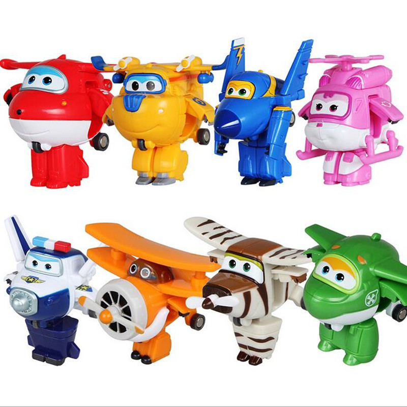 Mini Super Wings Deformation JET Robot toy Action Figures Transformation Gift