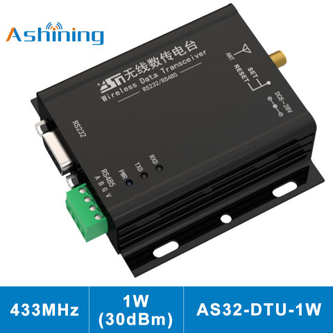 SX1278 433mhz LoRa 1W 8000m Ashining AS32-DTU-1W long range Wireless Transmitter and Receiver RF Module DTU ► Photo 1/6