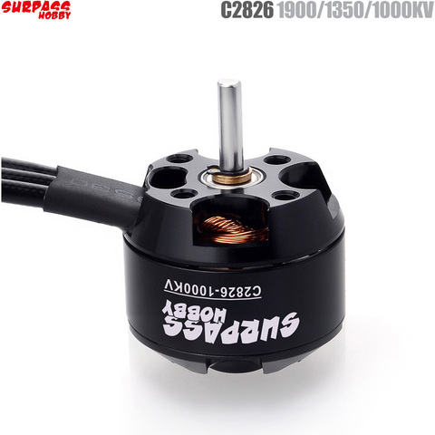 SURPASS HOBBY 2208 C2826 1000KV 1350KV 1900KV 14 Poles Brushless Motor for RC 100g-350g Airplane Fixed-wing Glider Aircraft ► Photo 1/6