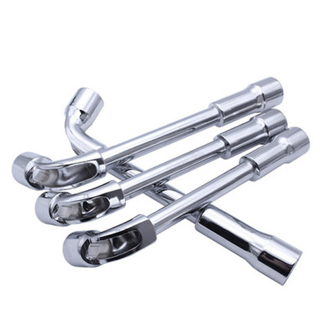 Pipe socket wrench L-shaped perforated elbow auto repair tool 7-shaped hexagonal double-head casing wrench socket wrench set ► Photo 1/6