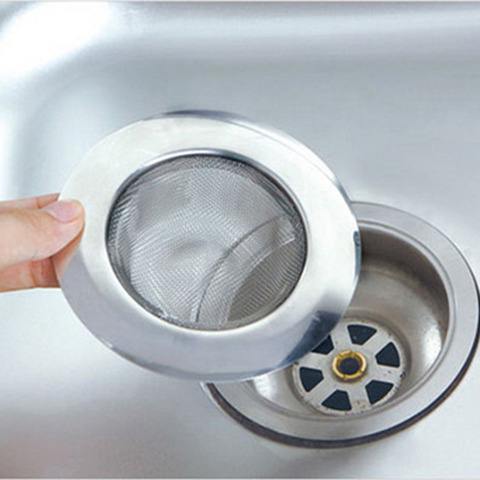 OUTAD Stainless Steel Bathtub Hair Catcher Stopper Shower Drain Hole Filter Trap Kitchen Metal Sink Strainer Floor Drain ► Photo 1/6