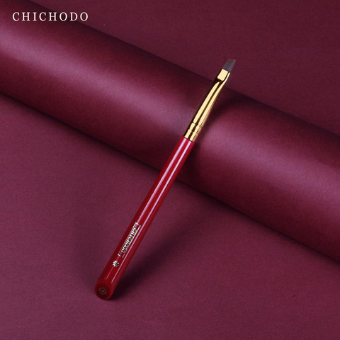 CHICHODO makeup brush-Luxurious Red Rose series-high quality fiber hair eyebrow brush-cosmetic tool-fiber hair make up brush ► Photo 1/6