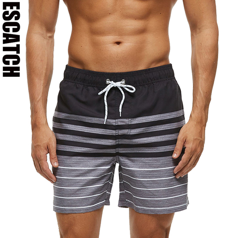 Escatch New Men's Beach Shorts Summer Surf Trunks Plus Size XXXL Drawstring Swimwear For Male ESX05 Homme Swimsuit Bathing Wear ► Photo 1/6