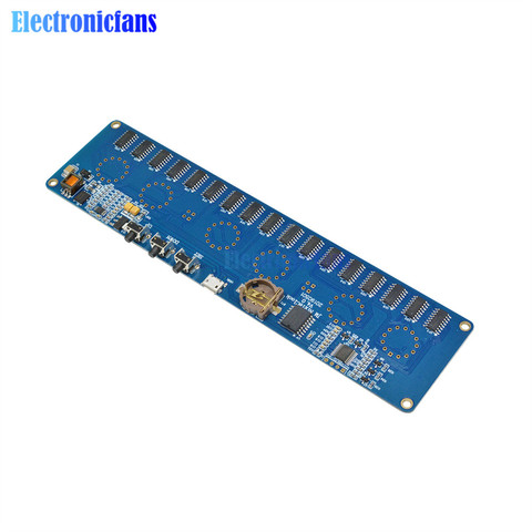 DC 12V STM8S005 Control IN14 Tube Digital LED Clock Lamp Clock Chip IC Micro USB Interface Clock Board Module Diy ► Photo 1/6