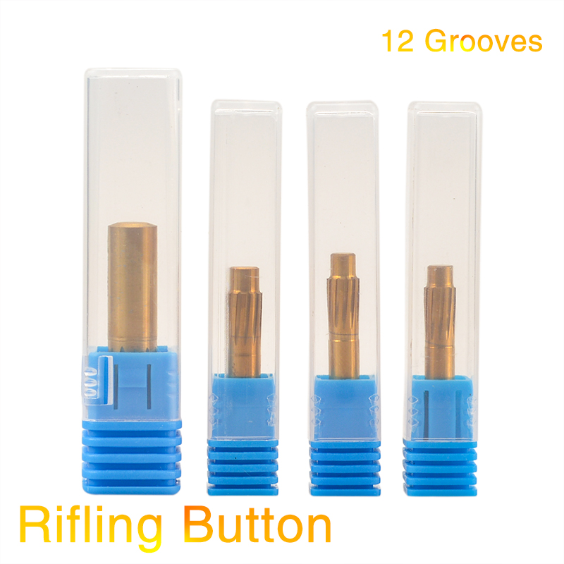 12 Flutes 5.5mm-9.0mm Rifling Button Hard Alloy Chamber Helical Machine Reamer 