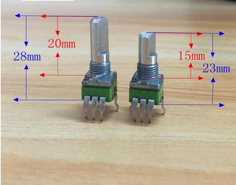 5pcs/lot  pjiap switch ALPHA RK09 precision potentiometer B10K  A10K B50K  single 3 feet  no midpoint ► Photo 1/5