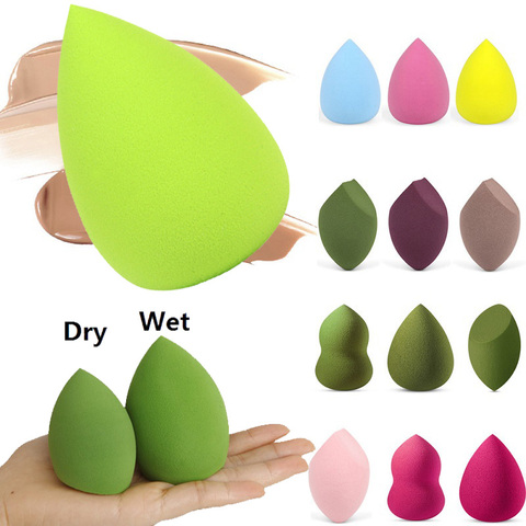 19 Colors Makeup Sponge Cosmetic Powder Puff Smooth Women Girls Makeup Foundation Sponge Beauty to Make Up Tools Accessories ► Photo 1/6