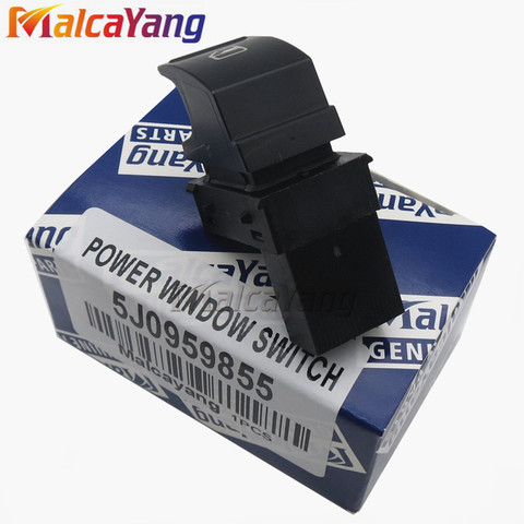 5J0959855 FOR SKODA ROOMSTER SUPERB FABIA OCTAVIA ELECTRIC Passanger WINDOW LIPPED SWITCH CONTROL BUTTON 5J0 959 855 REH ► Photo 1/1