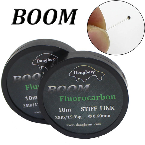 Carp Fishing Hooklink Boom Fluorocarbon Stiff Link Carp Line Method Feeder Fishing Carp Coarse Fishing Tackle ► Photo 1/6