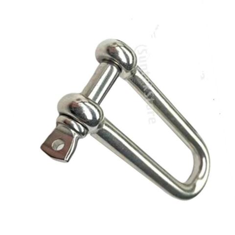 304 Stainless Steel Long D-Shackle Chain Shackle Rigging Fastener 5MM ► Photo 1/6