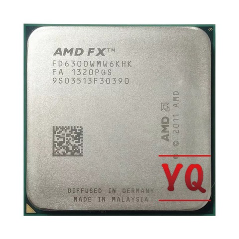 AMD FX-Series FX6300 FX 6300 3.5 GHz Six-Core CPU Processor FD6300WMW6KHK Socket AM3+ ► Photo 1/2