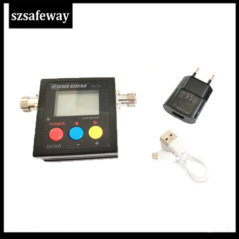 2022 NEW SW-102 125-525 Mhz Digital VHF/UHF Power SWR Meter SURECOM For Two Way Radio SW102 ► Photo 1/6