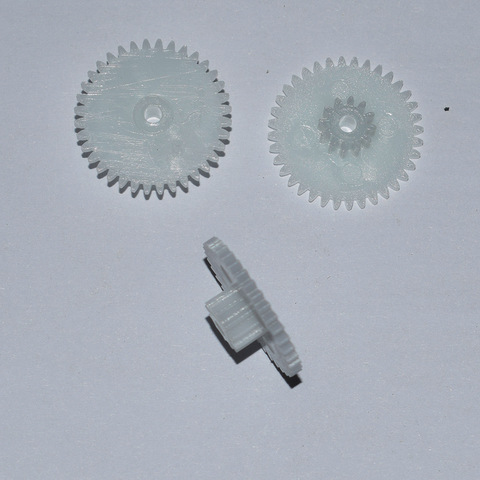 36142B 36142.5B M=0.5 Double-layer Gears OD 19mm 36 Teeth/ 14 Tooth 2.05mm 2.55mm Hole Plastic POM Gear Wheels 10pcs/lot ► Photo 1/1