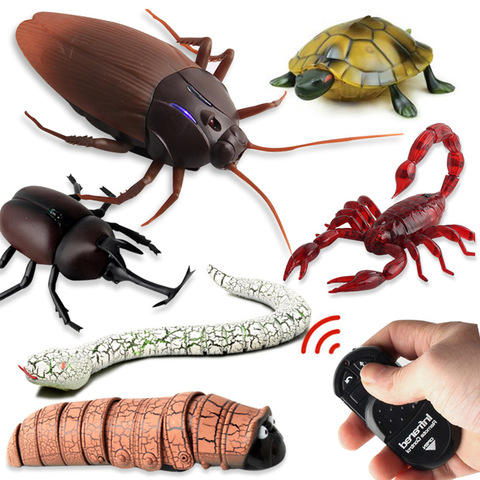 Infrared RC Remote Control Animal Toy Kit for Kids Adults Smart Cockroach Spider Snake Ant Prank Jokes Radio Insect for Boys ► Photo 1/6