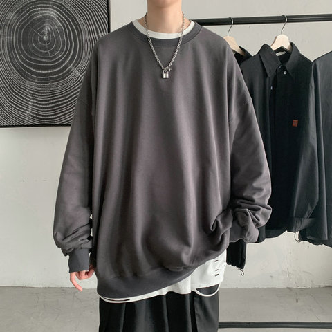 2022 Hoodies Sweatshirt Mens Black White Hip Hop Punk Pullover Streetwear Casual Fashion Clothes Mens Oversized Korean Harajuku ► Photo 1/6