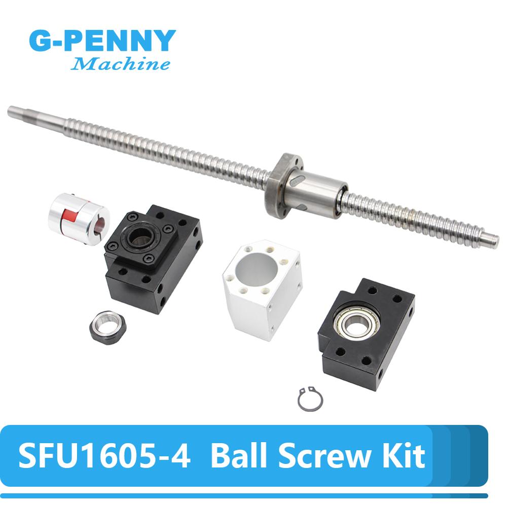 SFU1204 RM Rolled Ball Screw C7 w/ 1204 Flange Single Ball Nut End Machined CNC 