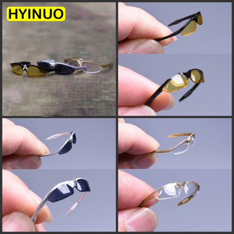 Custom 1/6 Model Sunglasses Shooting Glasses Windshield Playing Handsome Suit Set Toy f 12