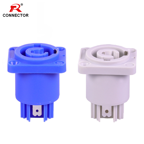 8pcs Powercon Chassis Connector 20A 3 pin Power Female Socket Terminals NAC3MPA-1&NAC3MPB-1 for Electric Drill LED Stage Lights ► Photo 1/6