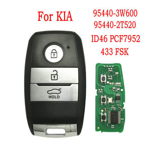 Datong World Car Remote Key For KIA Picanto Morning Optima Sportage Sorento 2014 2015 2016 433 FSK ID46 PCF7952 Smart Control ► Photo 1/6