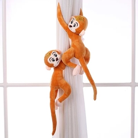 2pcs  Cartoon monkey Curtain Holder  Curtain Tieback Buckle Hook Clamp Home Decoration Curtain Accessories ► Photo 1/6