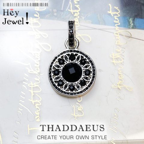 Pendant Black Ornament,2022 Brand New Glam 925 Sterling Silver Jewelry Thomas Style Fashion Accessorie Gift For Ts Soul Woman ► Photo 1/6