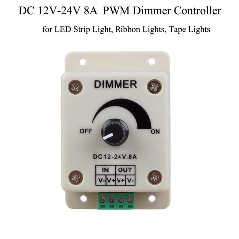 Voltage Regulator DC-DC Voltage Stabilizer 8A Power Supply Adjustable Speed Controller DC 12V LED Dimmer 12 V ► Photo 1/5