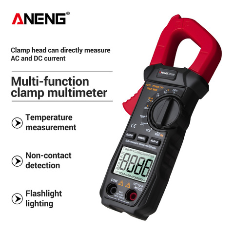 ANENG ST209 Digital Multimeter Clamp Meter 6000 counts True RMS Amp DC/AC Current Clamp tester Meters voltmeter 400V Auto Range ► Photo 1/6