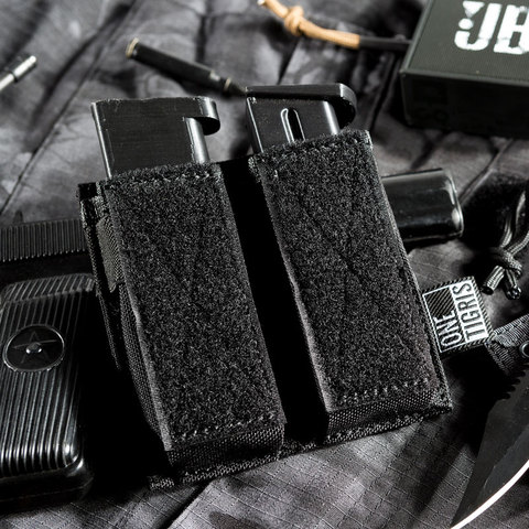 OneTigris Tactical Double Pistol Magazine Pouch Handgun Mag Pouch For GLOCK, M1911, 92F, 40mm grenades, etc. ► Photo 1/6