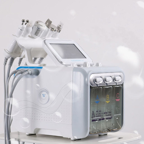 6 in1 H2-O2 Hydro Dermabrasion skin lifting Spa Facial Hydro Facial Microdermabrasion Machine Water Dermabrasion ► Photo 1/6