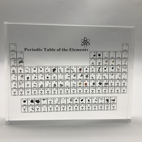 Periodic Table of Elements Periodic Table Display With Real Elements Kids Teaching Teachers Day Gifts Periodic Table Acrylic ► Photo 1/6